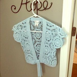 Old Navy Crochet Shrug - Tiny Fit